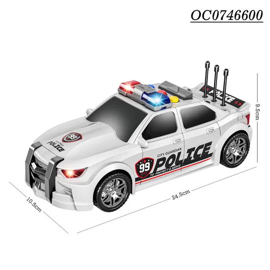 Wholesale Plastic Children Mini Friction Car Toys Model for Kids with Light Sound