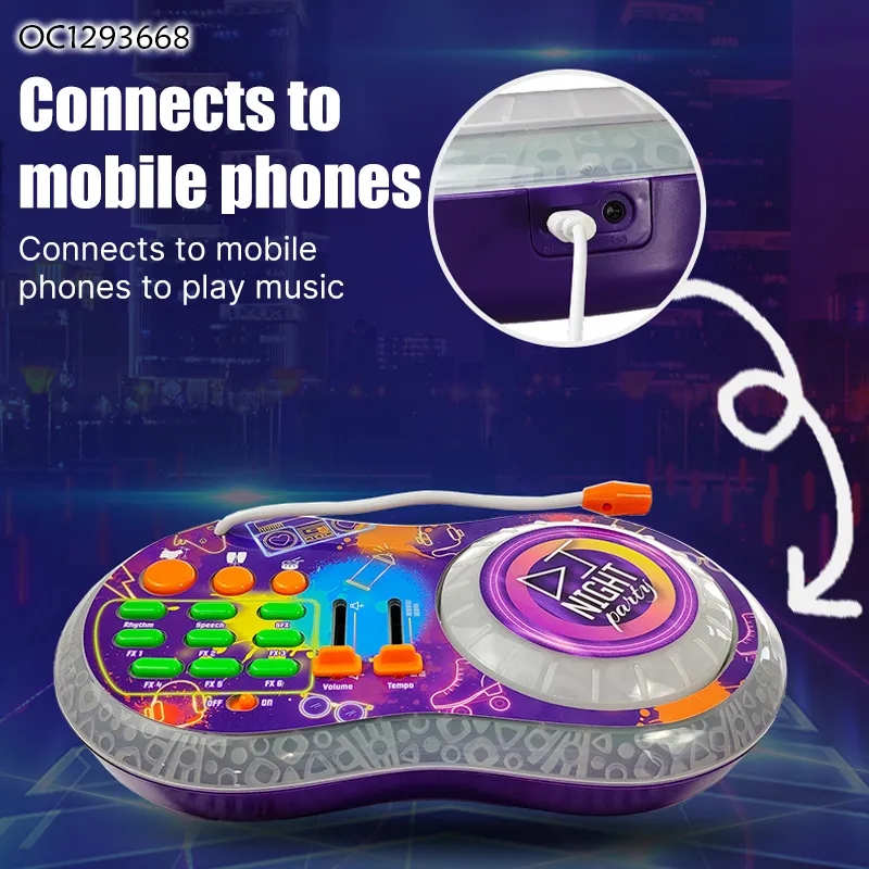 Wholesale Electronic Quality Musical Instruments Battery Operated Music Box Toys Drums Set