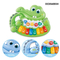 Wholesale Montessori Sensory Cartoon Baby Musical Instruments Piano Kids Light-up Rainbow Keyboard Toy for Babies