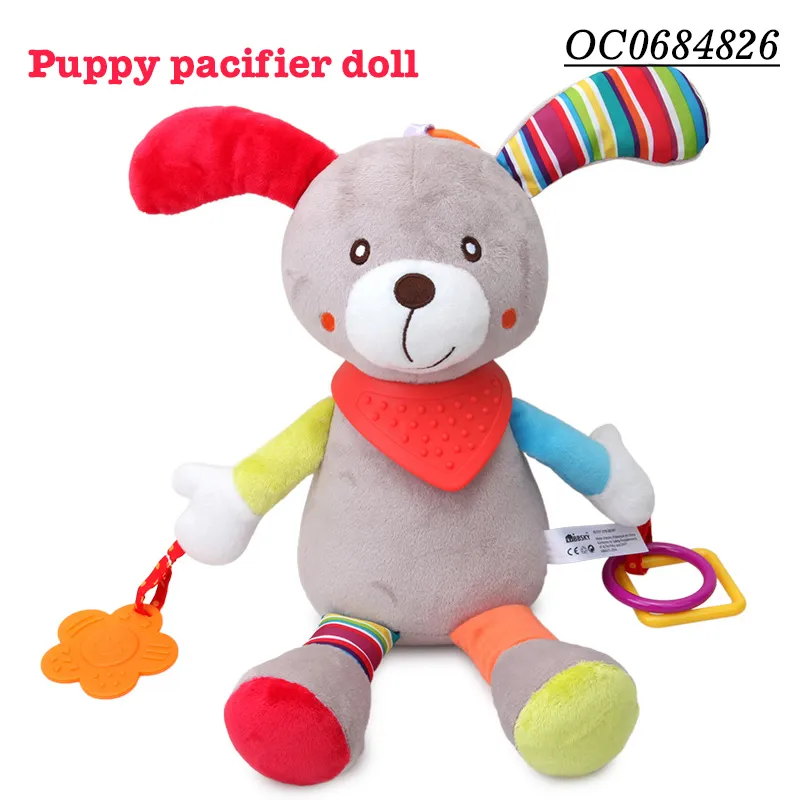 Wholesale Stuffed Bed Bell Hanging Plush Doll Sensory Toys Doll for Babies
