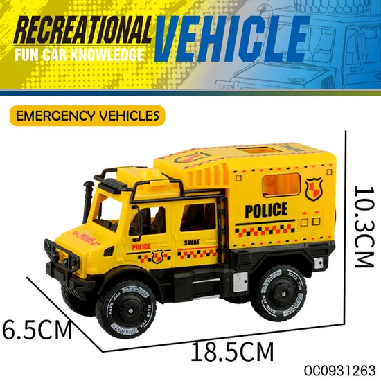 Wholesale 8PCS Educational Plastic Friction Kids Car Vehicle Toy