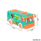 Wholesale Plastic Friction Custom Cartoon Plastic School Bus Model Toys for Kids