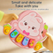 Wholesale Montessori Educational Children's Cartoon Animal Musical Rabbit Pink Digital Keyboard Electronic Piano for Baby