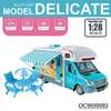 Wholesale 1: 24 Scale Die Cast Metal Truck Alloy Metal Small Car Diecast Car Toys with Light Sound