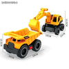 Wholesale 1: 14 Scale Miniature Friction Kids Construction Model Excavator Toy Truck with Light and Sound