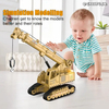 Wholesale Diecast Mini Metal Model Vehicle Metal Kids Truck Toy with Light and Music