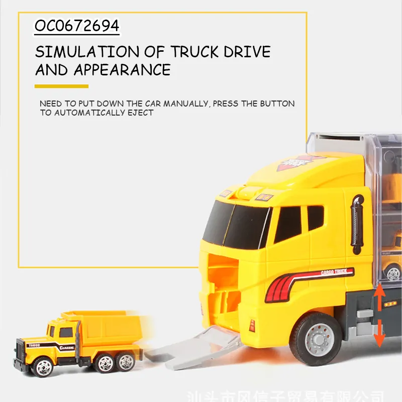 Wholesale Diecast Scale Models Alloy Die Cast Engineering Truck