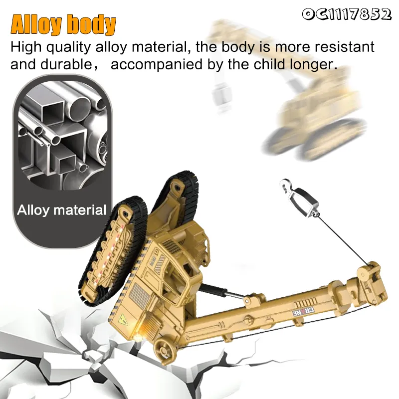 Wholesale Diecast Mini Metal Model Vehicle Metal Kids Truck Toy with Light and Music