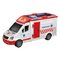 Wholesale Kids Educational Friction Cartoon Small Car Plastic Ambulance Toy with Light Sound