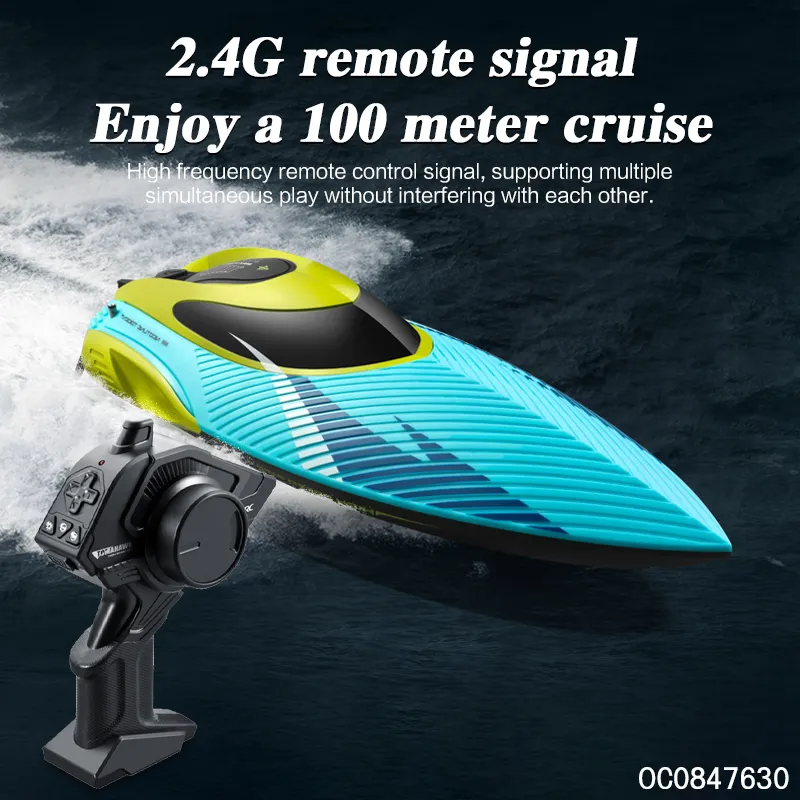 Wholesale Plastic Electric RC Speed Racing Model High Speed Toys Boats for Adult