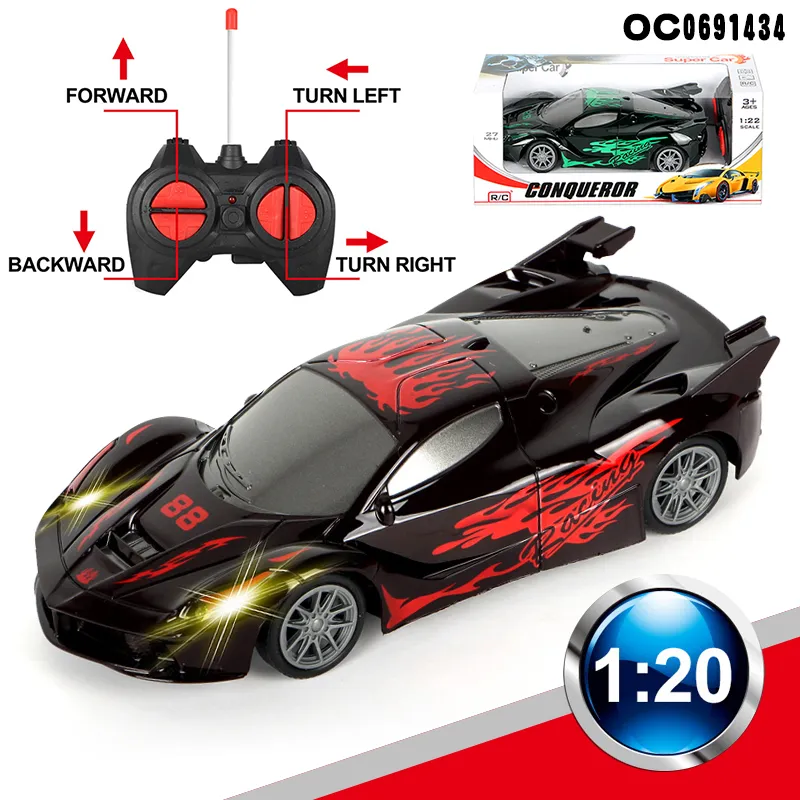 Wholesale High Speed Fast RC Drift Car Small Plastic Remote Control Road Racing Toy Car