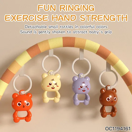 Hot Selling Newborn Pedal Musical Piano Creative Training Play Gym Soft Safe Mat with Hanging Toys