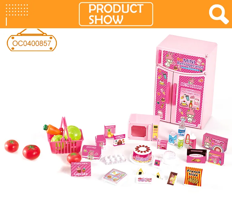 Wholesale Household Mini Children's Plastic Play Set Kitchen Cabinet Toys