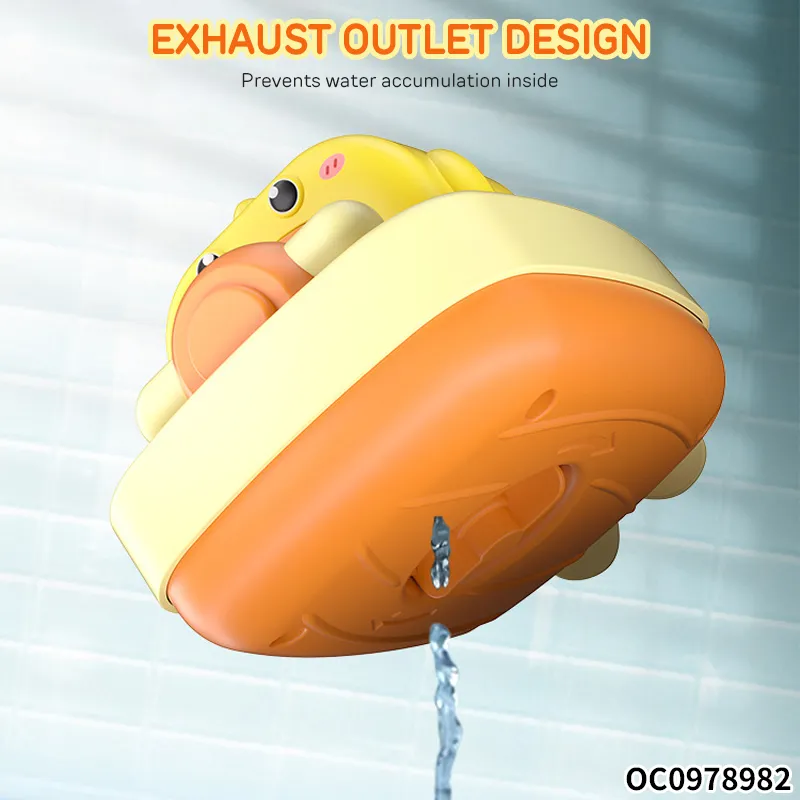 Wholesale Summer Shower Bathtub Floating Animal Bath Baby Water Game Duck Water Spray Toy Duck for Children
