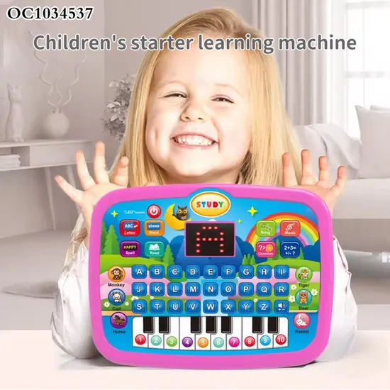 Wholesale Montessori Kids Laptop Education Musical Sound Learning Machine Keyboard Toy
