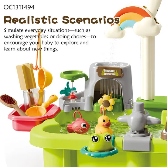 Wholesale Water Park Games Children Montessori Learning Magnetic Fishing Toy Ducks Fishing Game