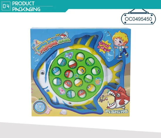 Wholesale Montessori Plastic Fishing Minimal Educational Electric Games Toy for Baby