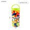 Wholesale Educational Montessori Popular DIY 100PCS Sensory Kids Educational Plastic Big DIY Building Blocks Toy