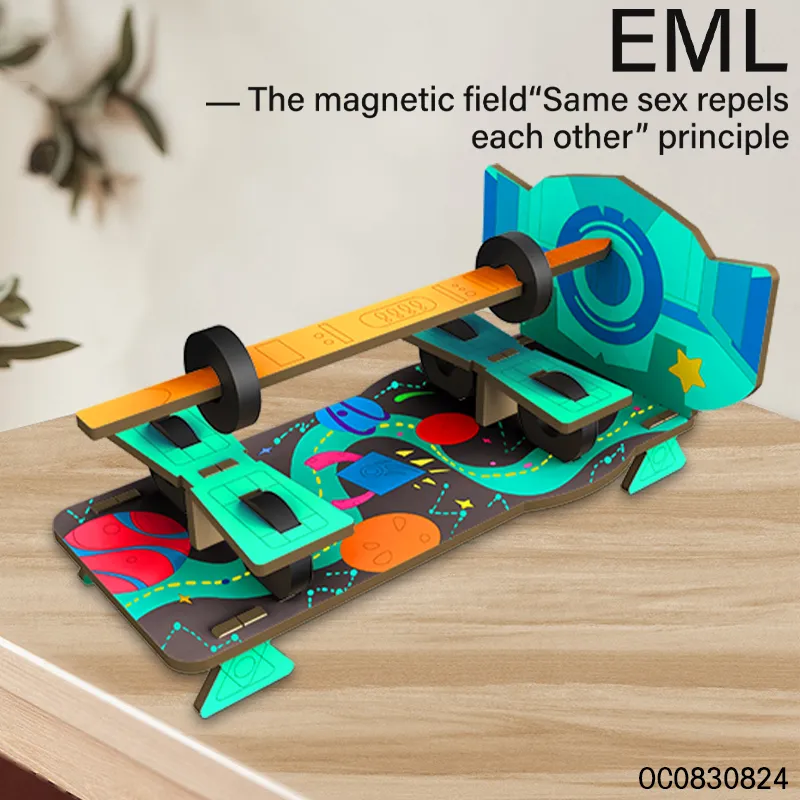 Wholesale Montessori Magnetic Educational Electric DIY Science Block Toy