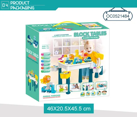Wholesale Educational Montessori Creative Plastic Block Building Toys