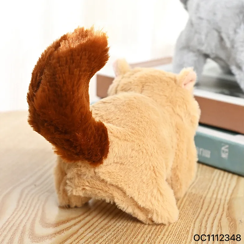 Wholesale Educational Plush Electric Walking Plastic Animal Plush Custom Stuffed Plush Doll Toy
