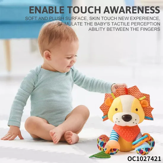 Wholesale Plush Lion Soft Sleeping Big Eyes Long Baby Electronic Pet Toy