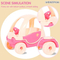 Wholesale Stuffed Mini Car Children Montessori Educational Baby Girls Plush Big Ear Rabbit Toy Doll