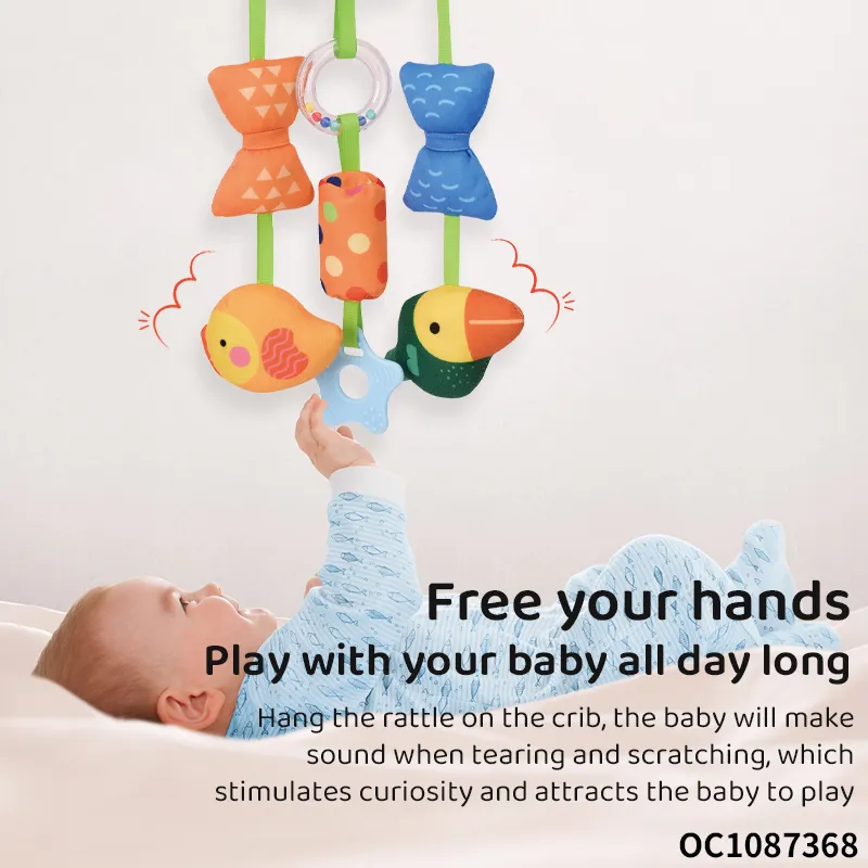 Wholesale Children Stuffed Sensory Sleeping Soft Owl Plush Baby Mobile Toys