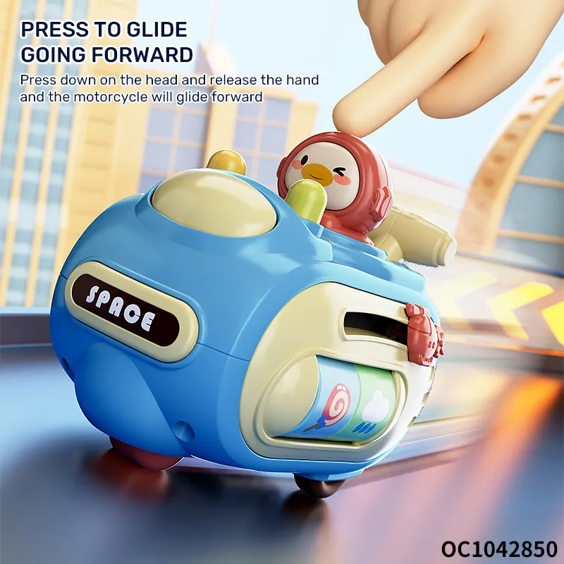 Wholesale Plastic Cute Child Mini Press and Go Cartoon Kids Mini Toy for Babies