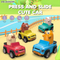 Wholesale Plastic Children Mini Novelty Toys Promotion Baby Press and Go Mini Funny Cartoon Animal Toys Car