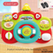 Children Educational Plastic Montessori Sensory Board Games Baby Steering Wheel Toys Wholesale
