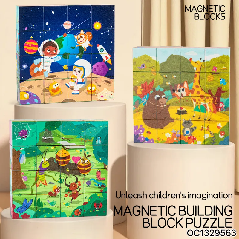 Jigsaw Puzzles Baby Preschool Cognitive Children Educational Learning Toy