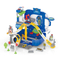 2in1 Trolley Suitcase Electronic Parking Lot Luxury Play Set Car Toys with Mini Alloy Diecast Car Model