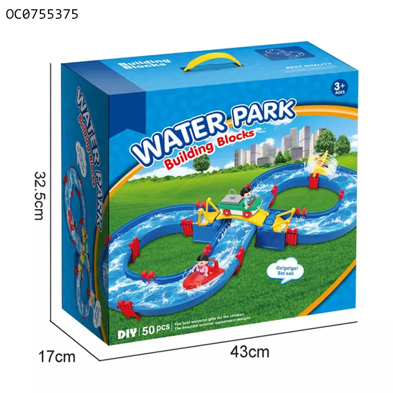 Wholesale Educational Summer 50PCS Interesting Play Water Track Park Games Toys for Children