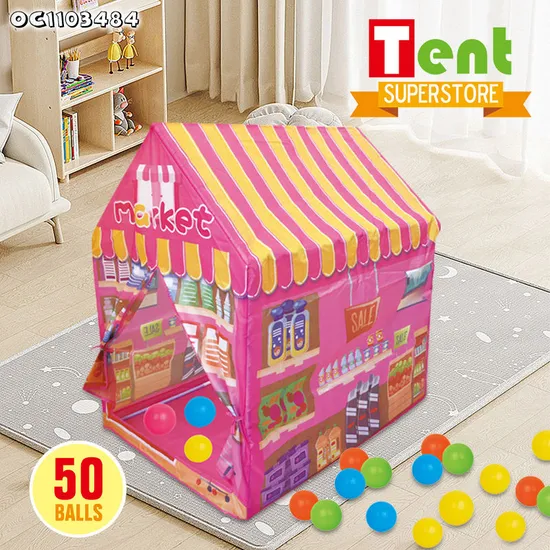 Wholesale Funny Kids Playhouse Children Tent Indoor Baby Folding Ocean Ball Pool Plastic Playhouse