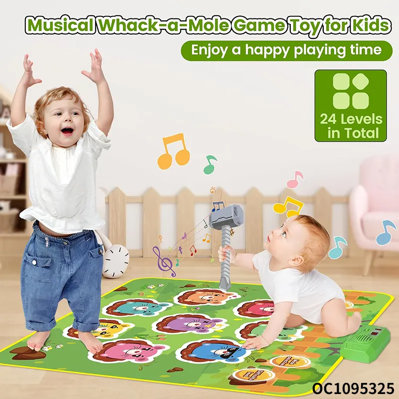 Wholesale Interactive Classic Electric Whack a Mole Game 2 Players Plastic Baby Family Board Game