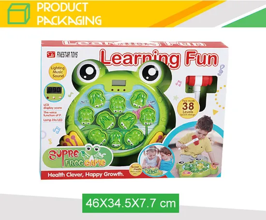 Wholesale Interactive Family Plastic Frog Game Baby Whack a Mole Electronic Board Game