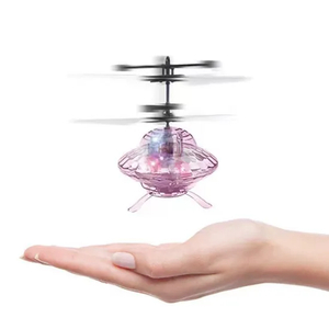 Wholesale Mini Children Controlled Hand Flying Light up Drone Toy for Children