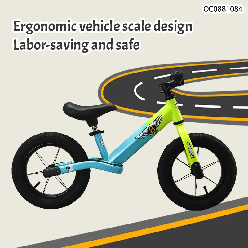 Wholesale Carbon Steel 12 Inch Kids Balance Bike Children Ride on Car Toy