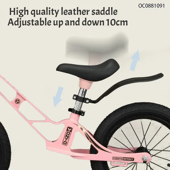 Wholesale Pink Alloy Children Kids Balance Bike Bicycle Ride on Car