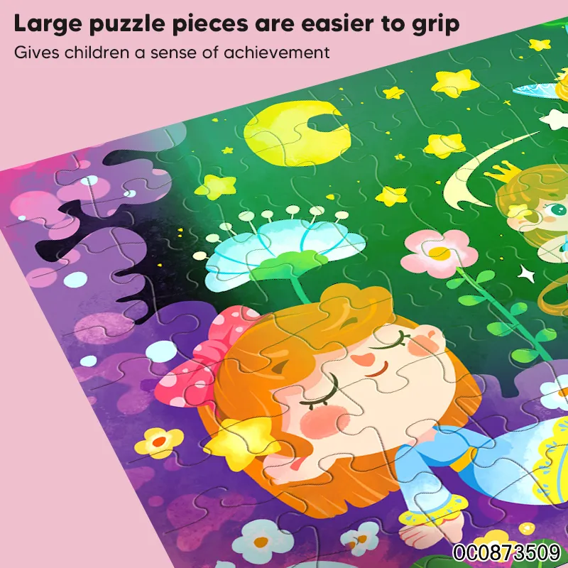 Development Brain Puzzle Toys Wholesale Glow in The Dark Customised Jigsaw Puzzle Toy