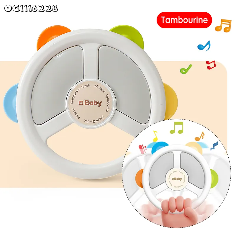 Plastic Electric Simulation Driving Plastic Baby Steering Wheel Board Montessori Board Game Toys