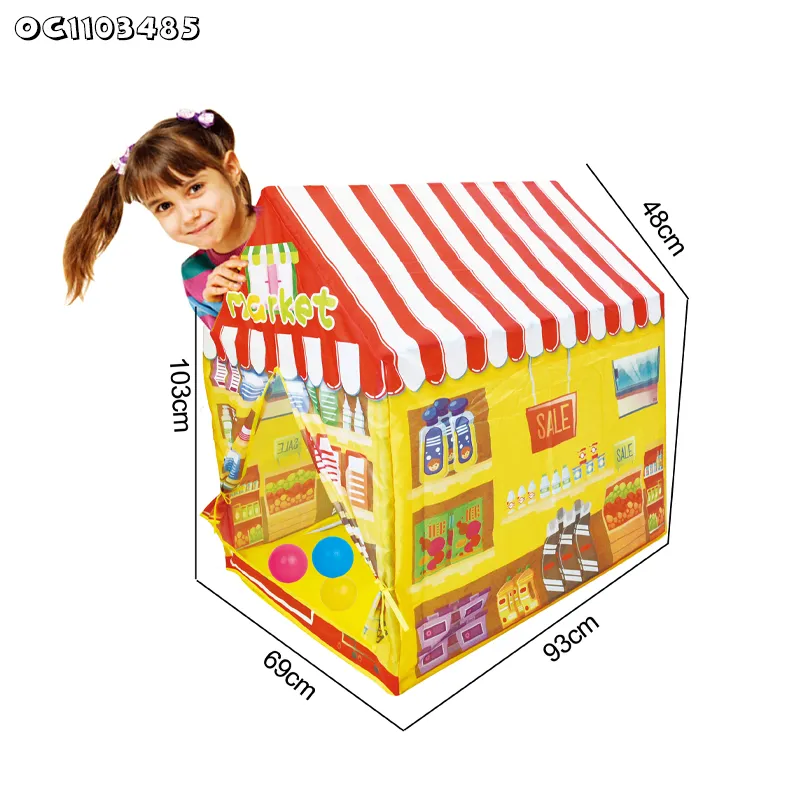 Wholesale Kids Camping Playhouse Baby Folding Ocean Ball Pool Indoor Boys Game House Children's Tent