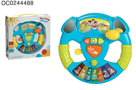 Baby Children Plastic Interesting Educational Kids Steering Wheel Toys with Sound
