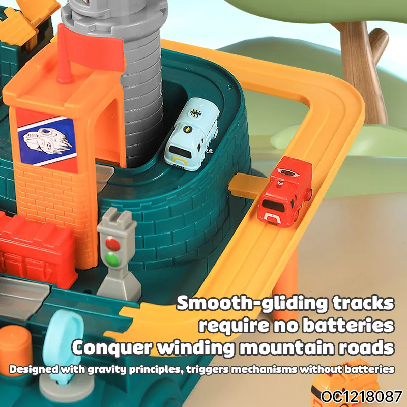 Custom Board Games Children Educational Interesting Bus Taxi Car Adventure on Track Plane Steering Wheel Set Toys for Kids