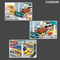 The Boys Series Simulation City Auto Repair Station Set Gas Station Model Custom Cars Plastic Toy for Kids
