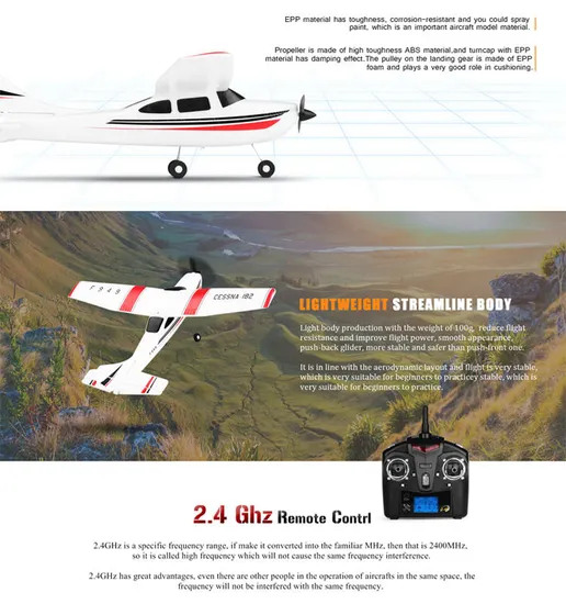 Wholesale RC Toy Model Planes Flying Remote Control Electric Camera Aircraft