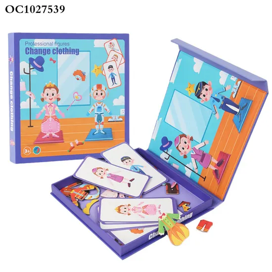 Change Clothes Game Shenzhen Wholesale Custom Printing Early Education Educational Toys Jigsaw Puzzle Toy for Sale