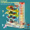 Creative Construction Track Assembly Play Set Slot Building Toy with Light Music