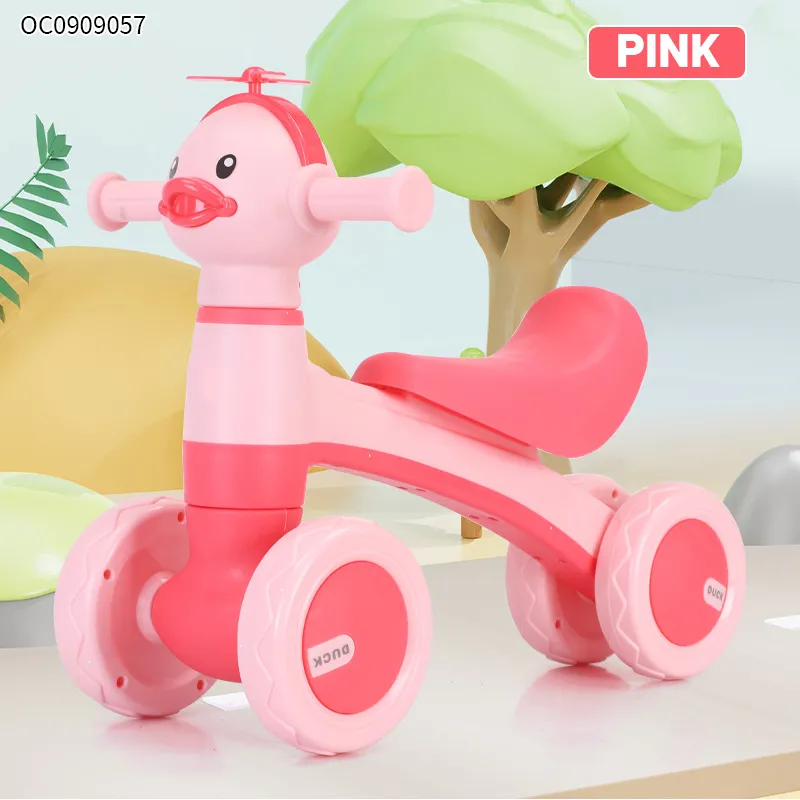 Wholesale Mini Children Duck Baby Balance Bike Ride on Car for Kids with Light Music